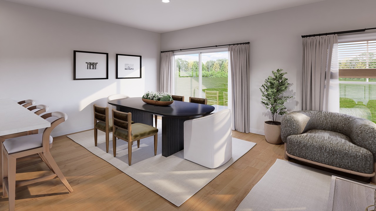 Dedicated dining space