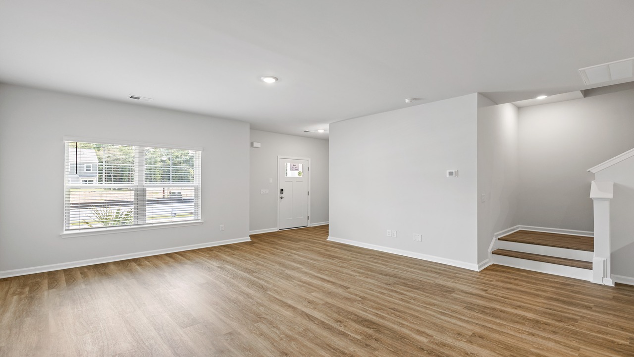 open concept living room