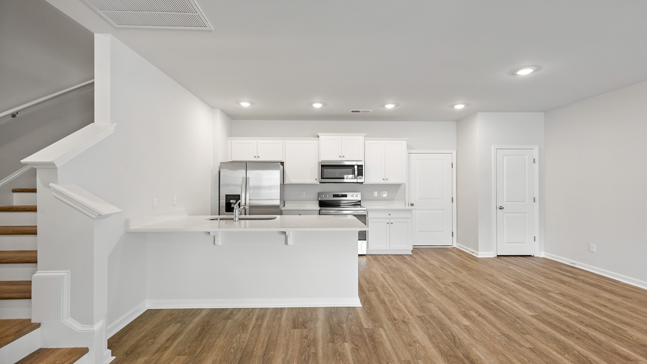 spacious kitchen