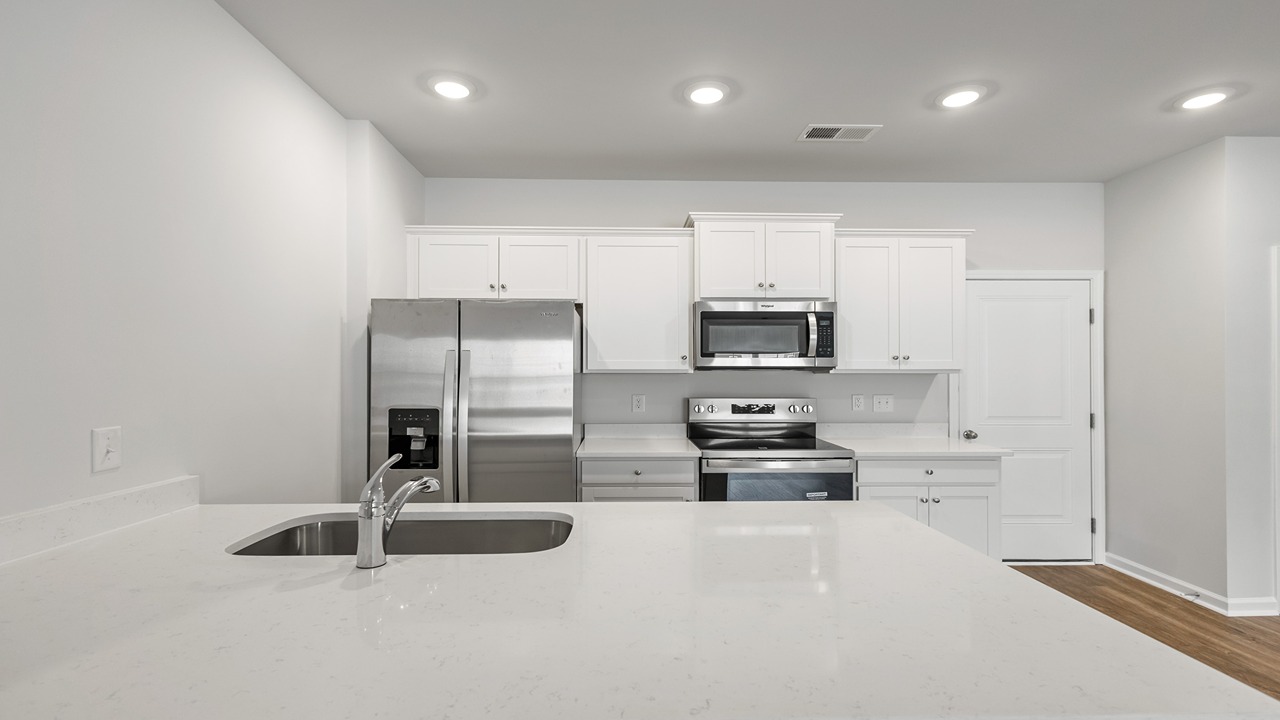 kitchen with stainless steel