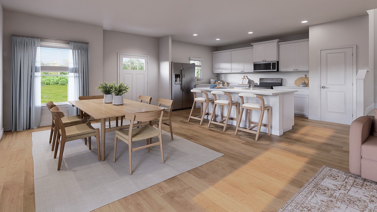 Open concept kitchen in Summerville South Carolina