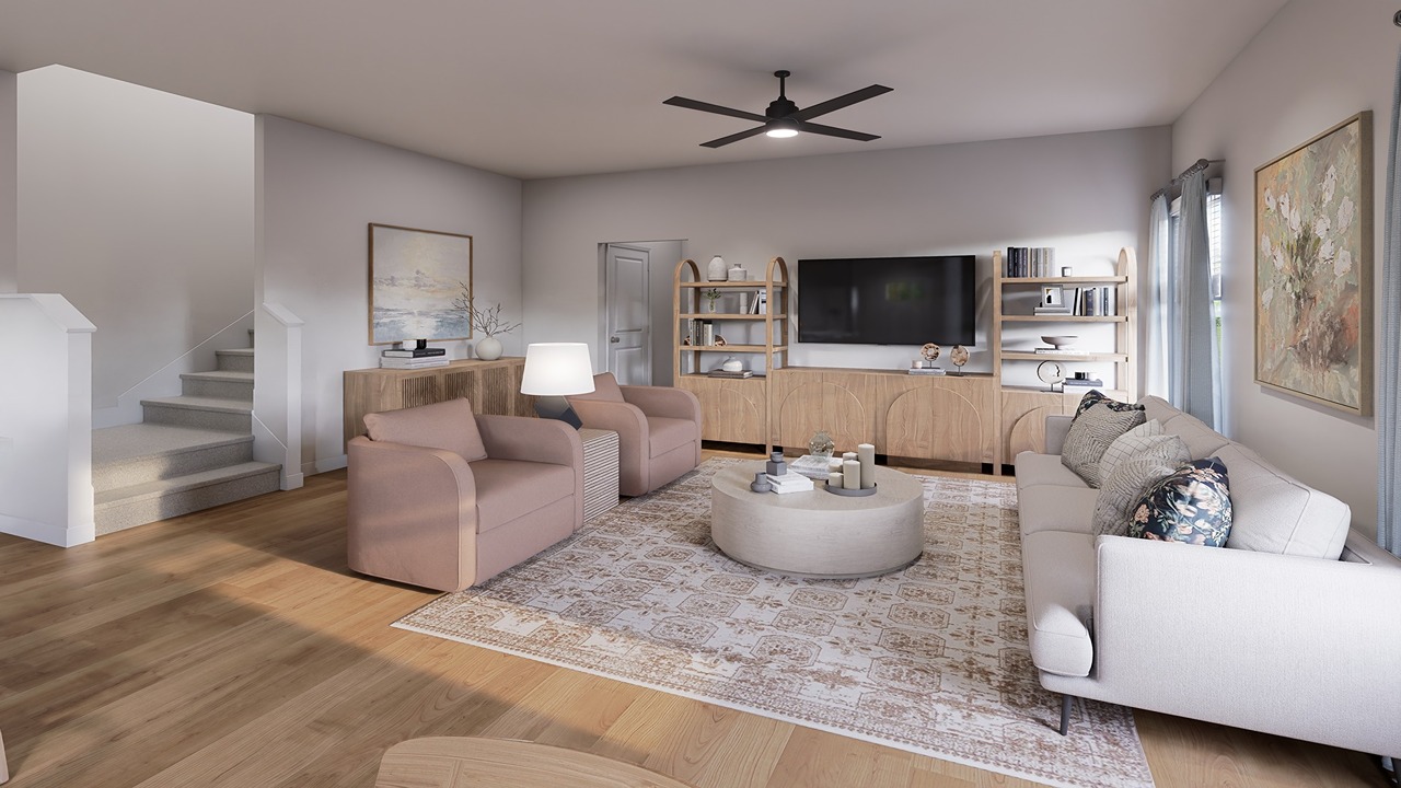 spacious living toom