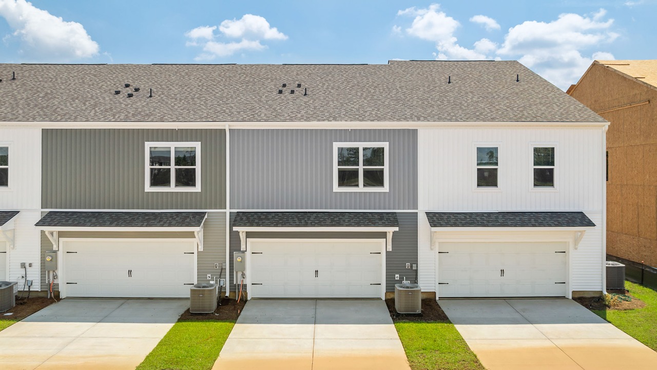 rear exterior of home