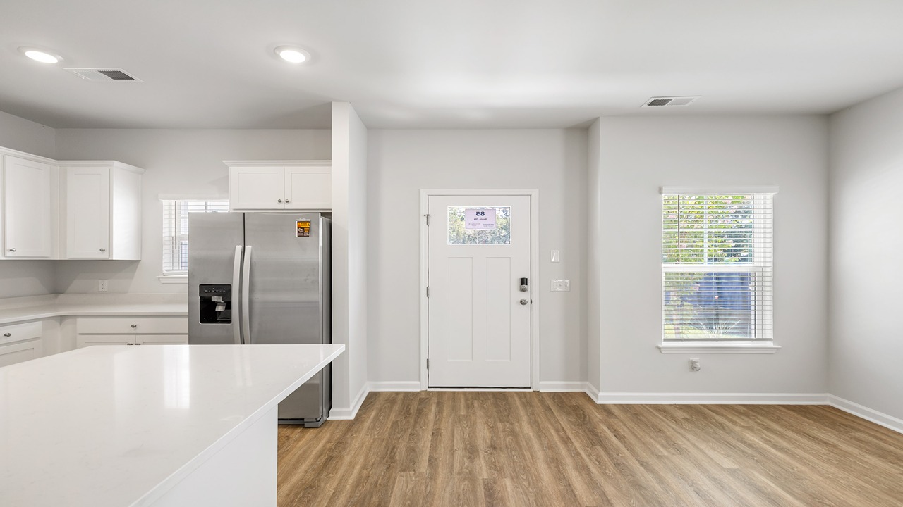open concept living area