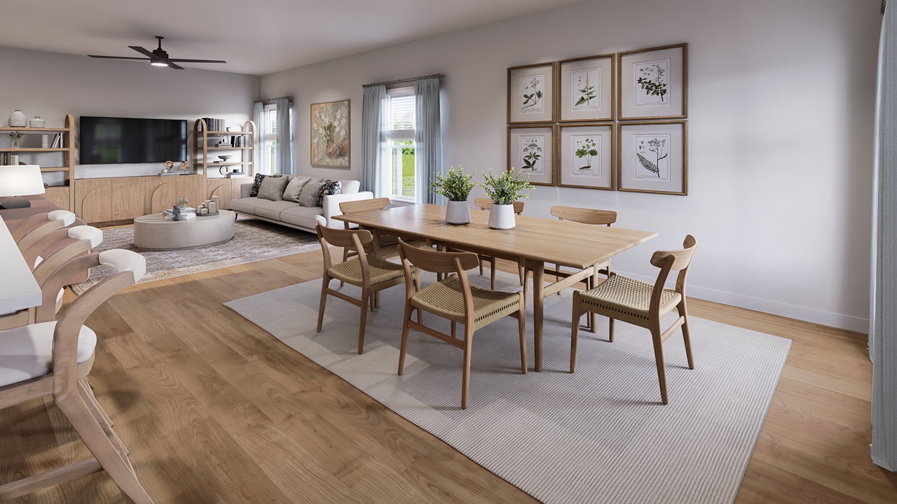 Dedicated dining space