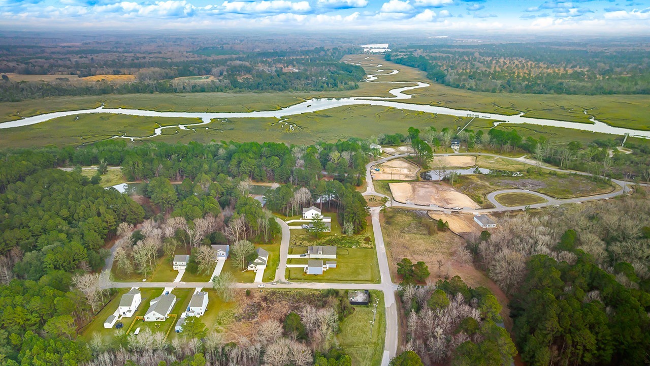 birds eye shot