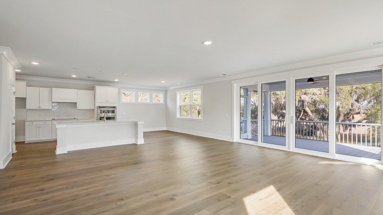 Homes with open concept floor plans