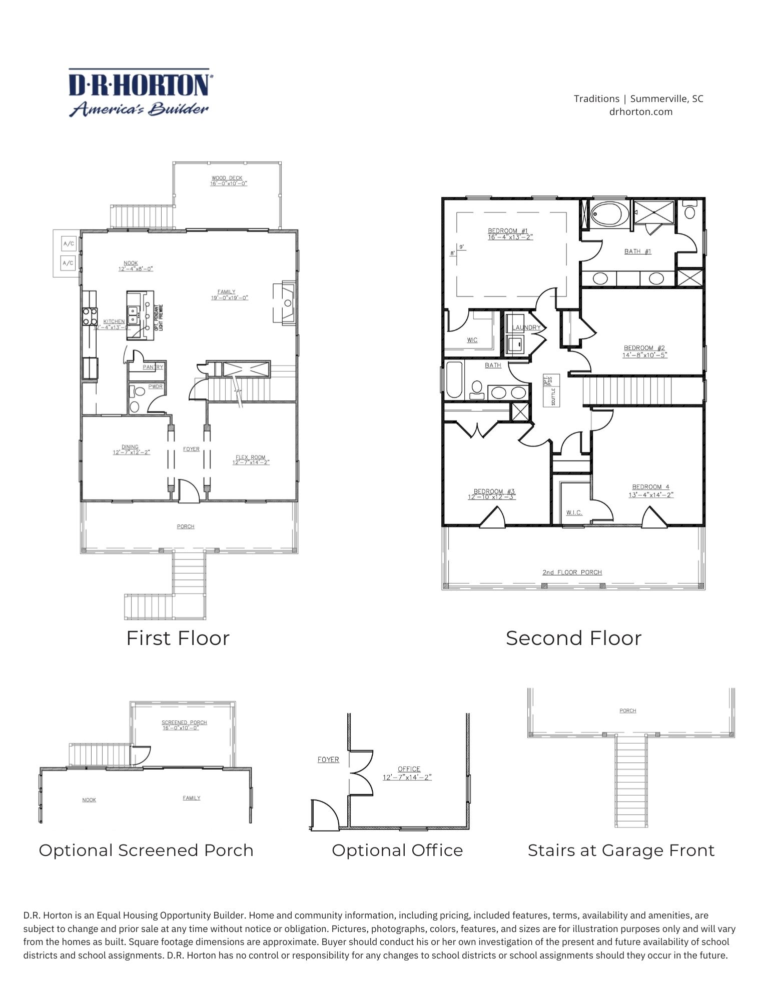 Barlow Floorplan Elevation D