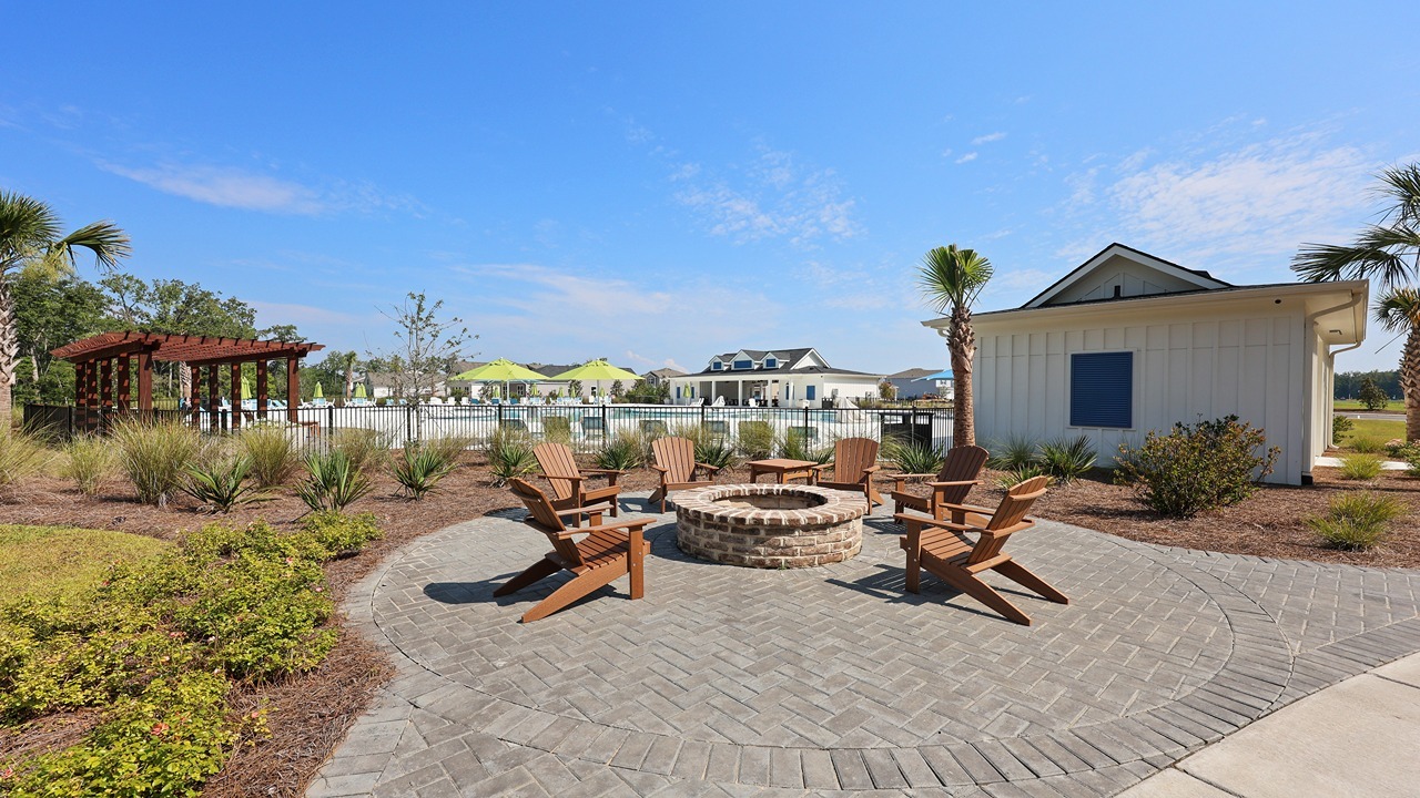 Fire pit for residents to enjoy