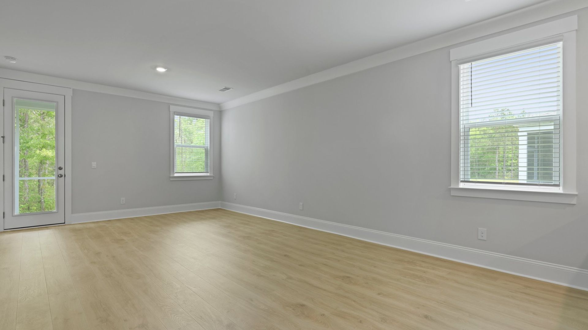living room with natural light