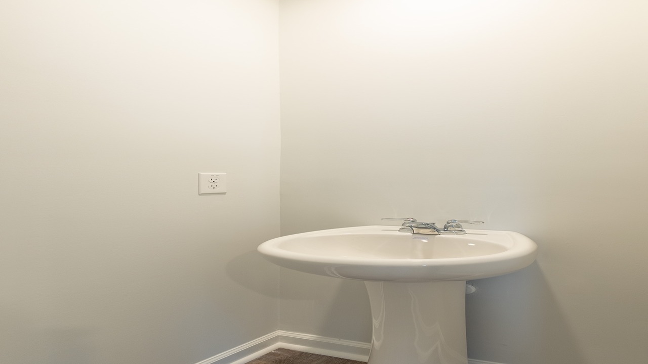 first floor half bathroom