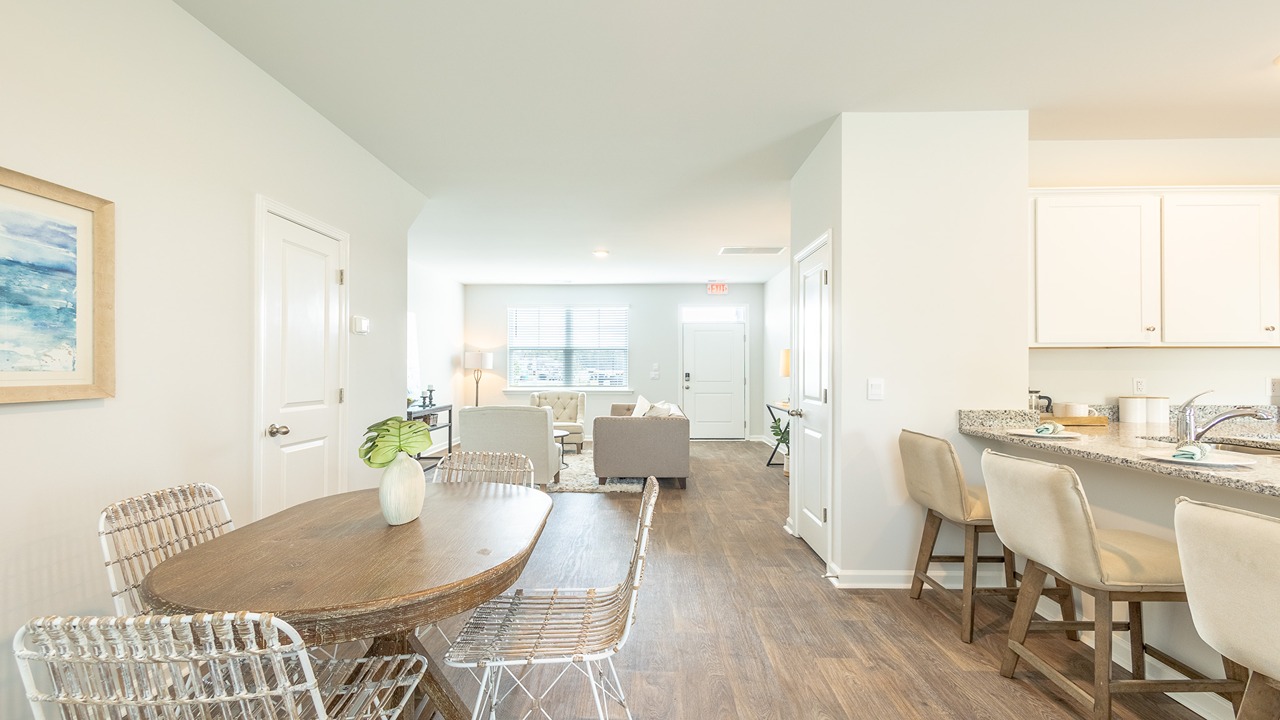dedicated dining space