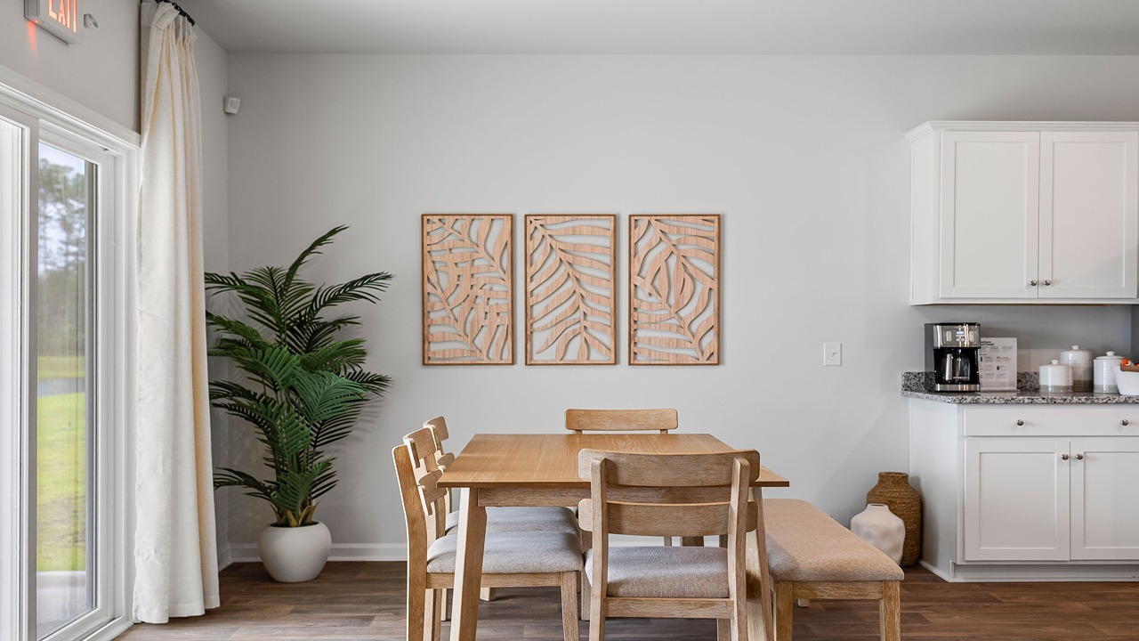 dedicated dinning space