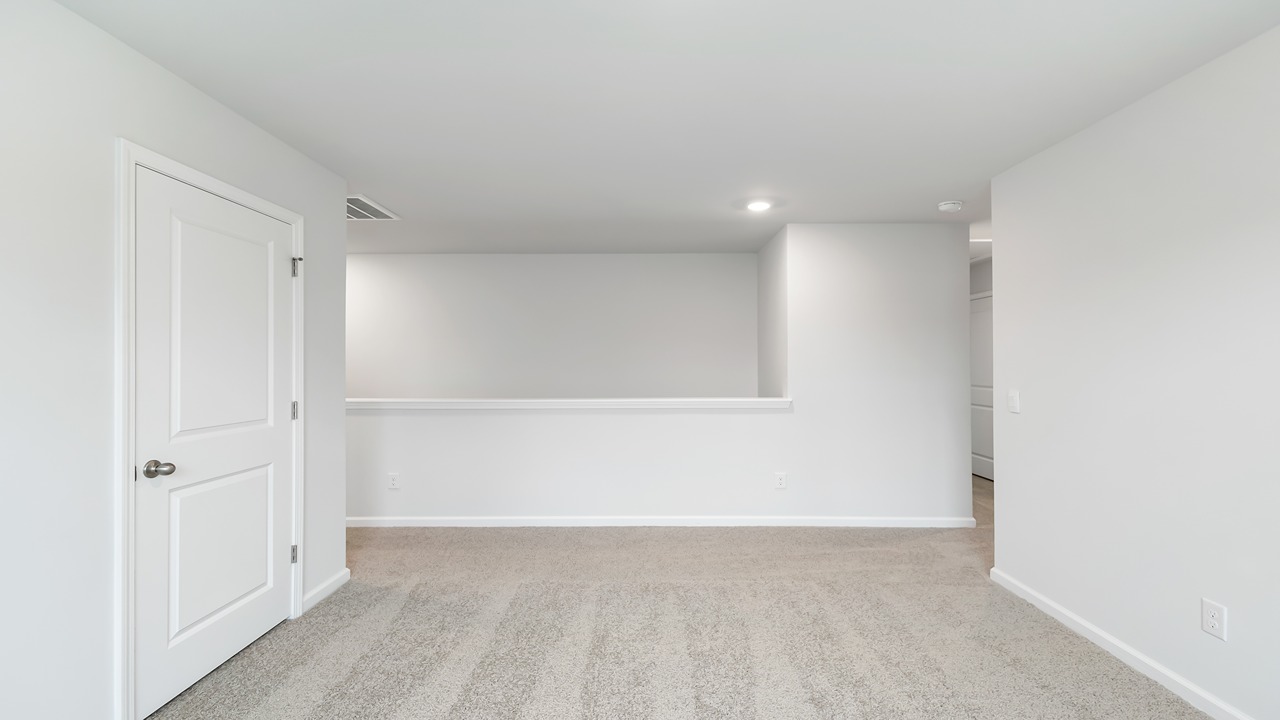 Spacious upstairs living room