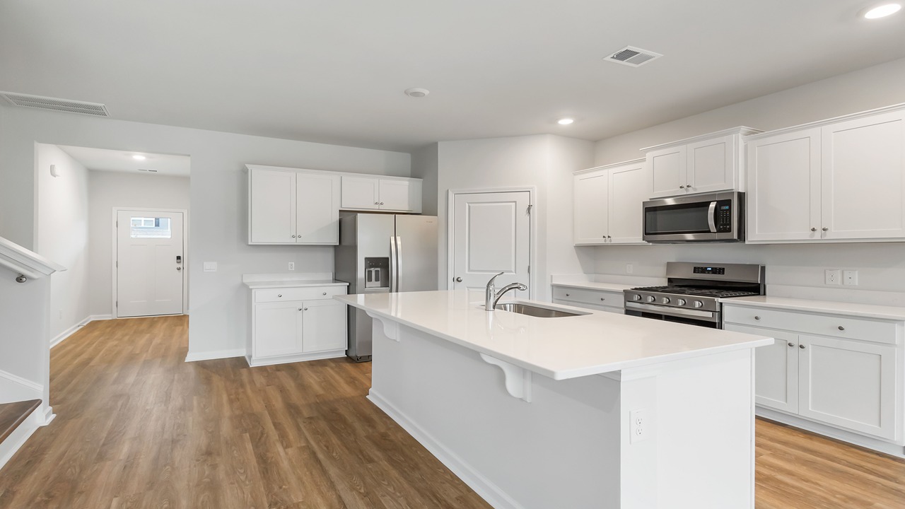 Kitchens with center islands