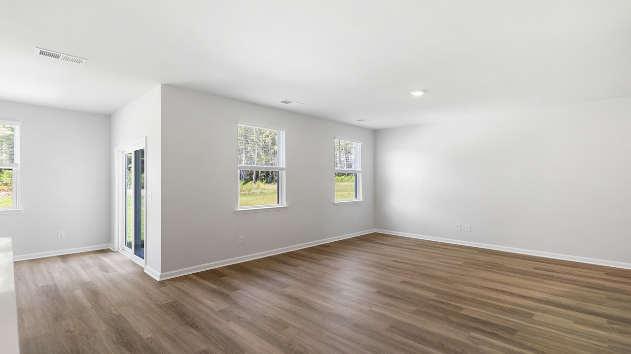 spacious living area