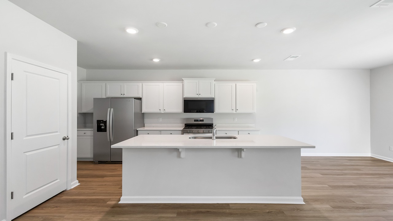 large open concept kitchen