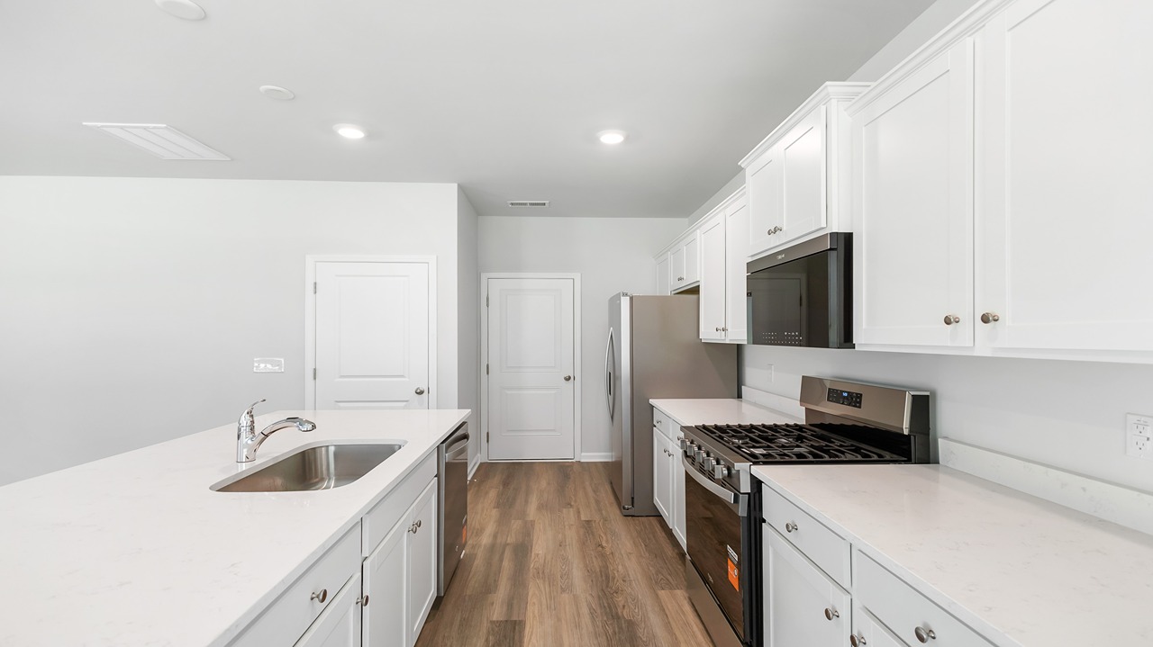 spacious kitchen