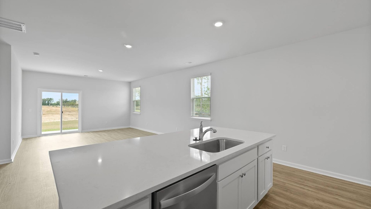 large kitchen island