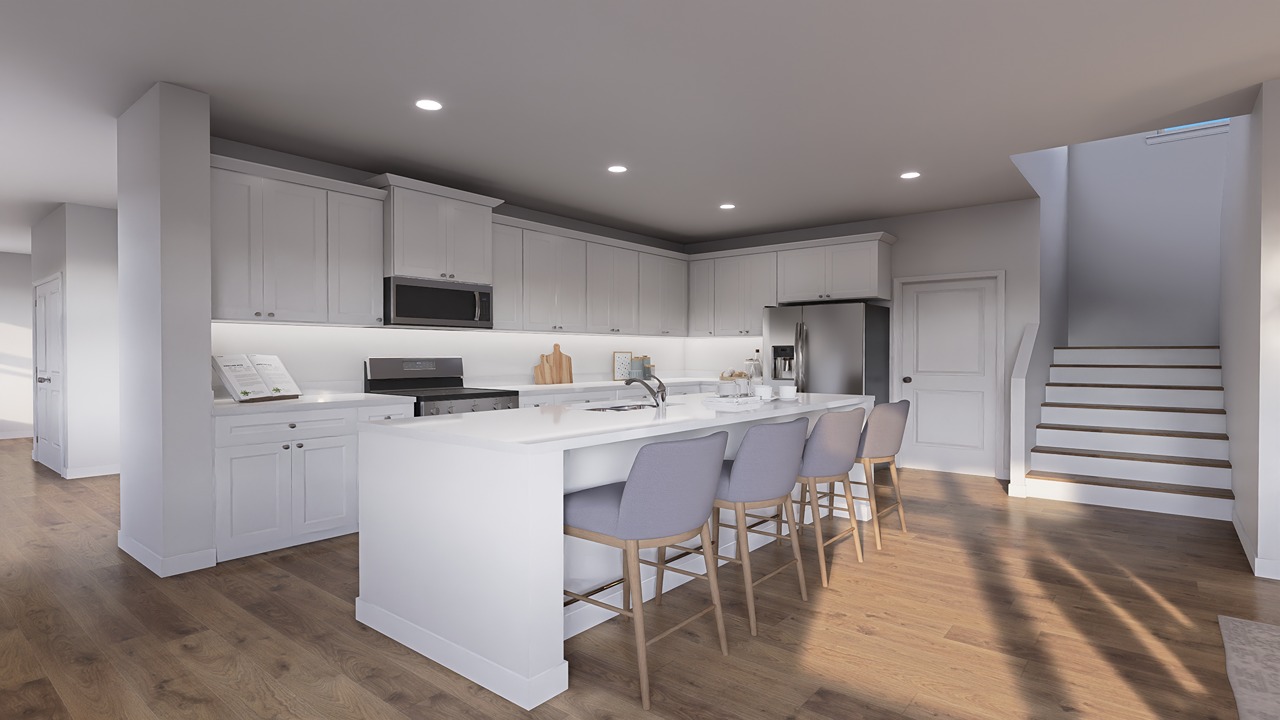 spacious kitchen