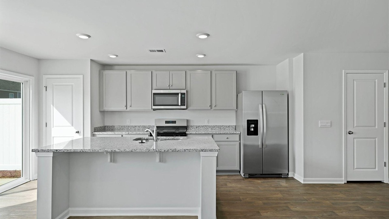 spacious kitchen