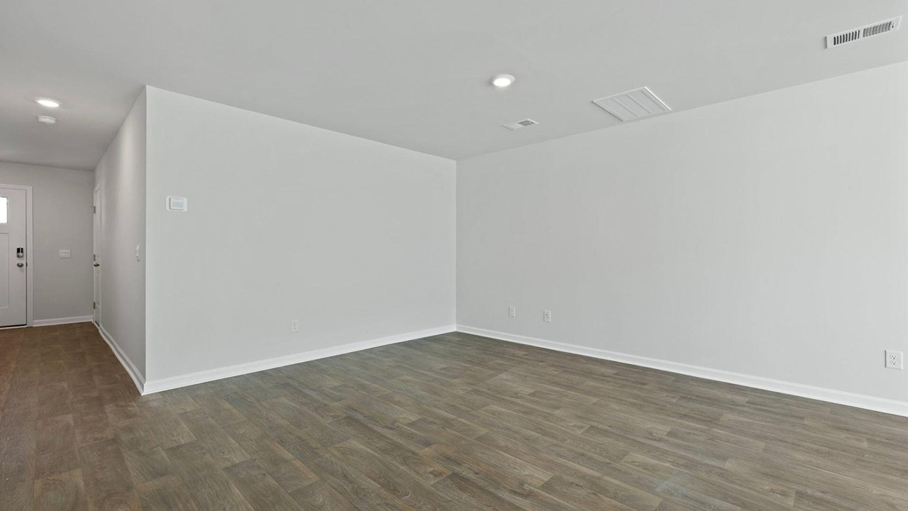 open concept living area