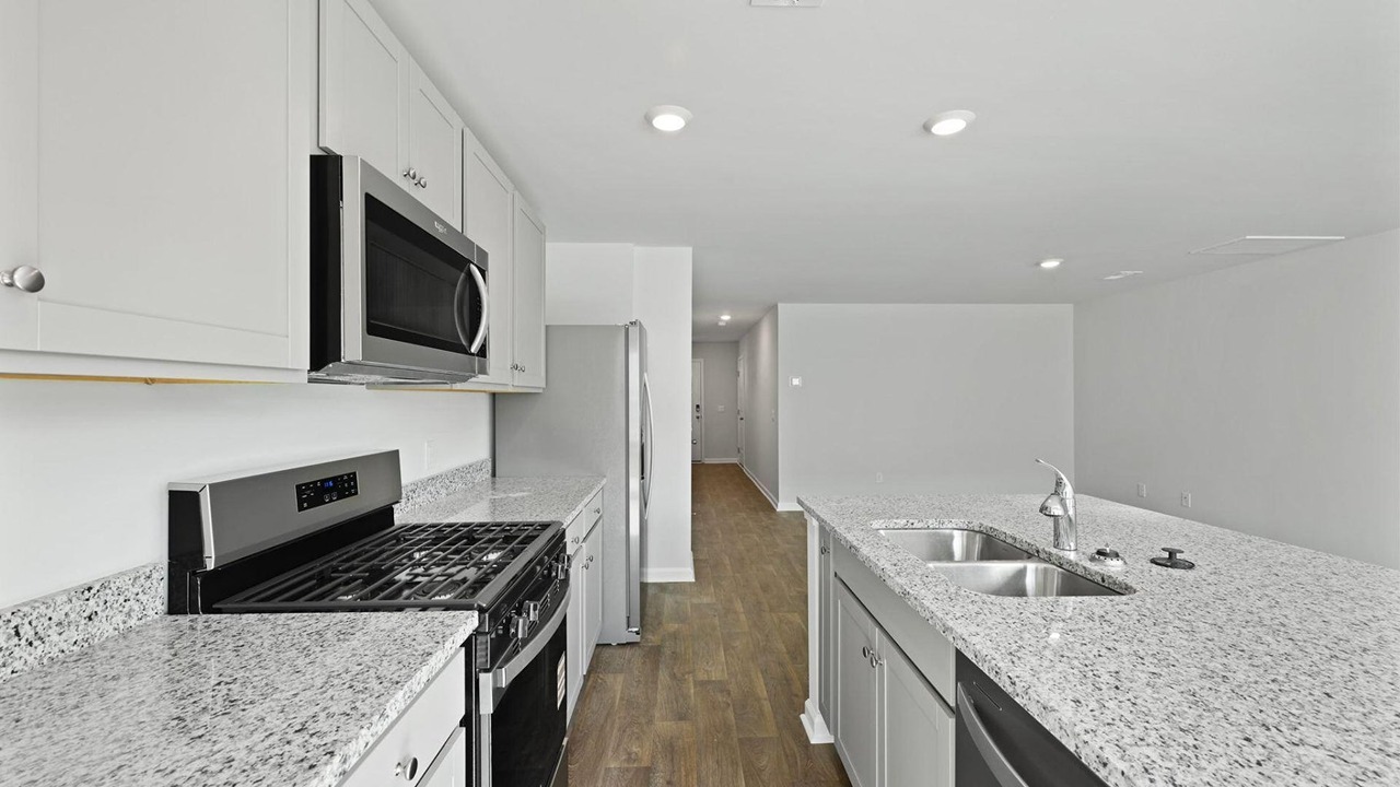 kitchen with stainless steel appliances