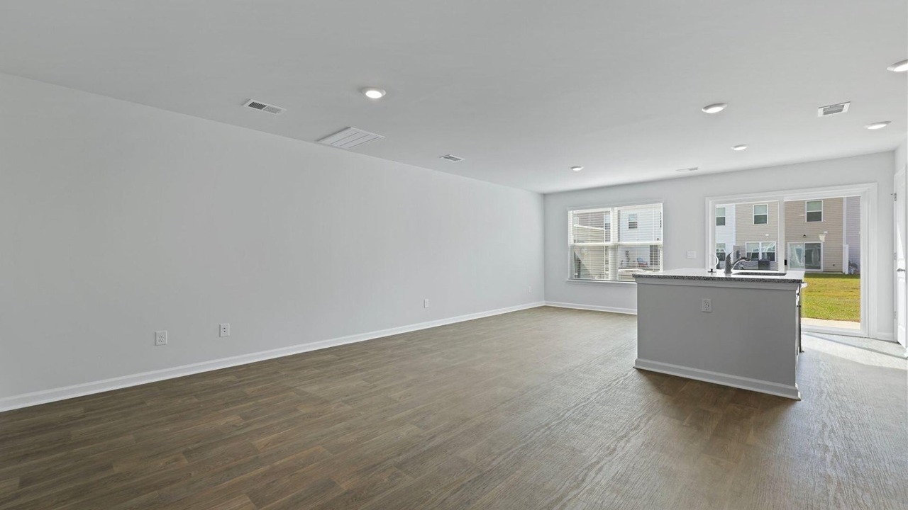 open concept living aea