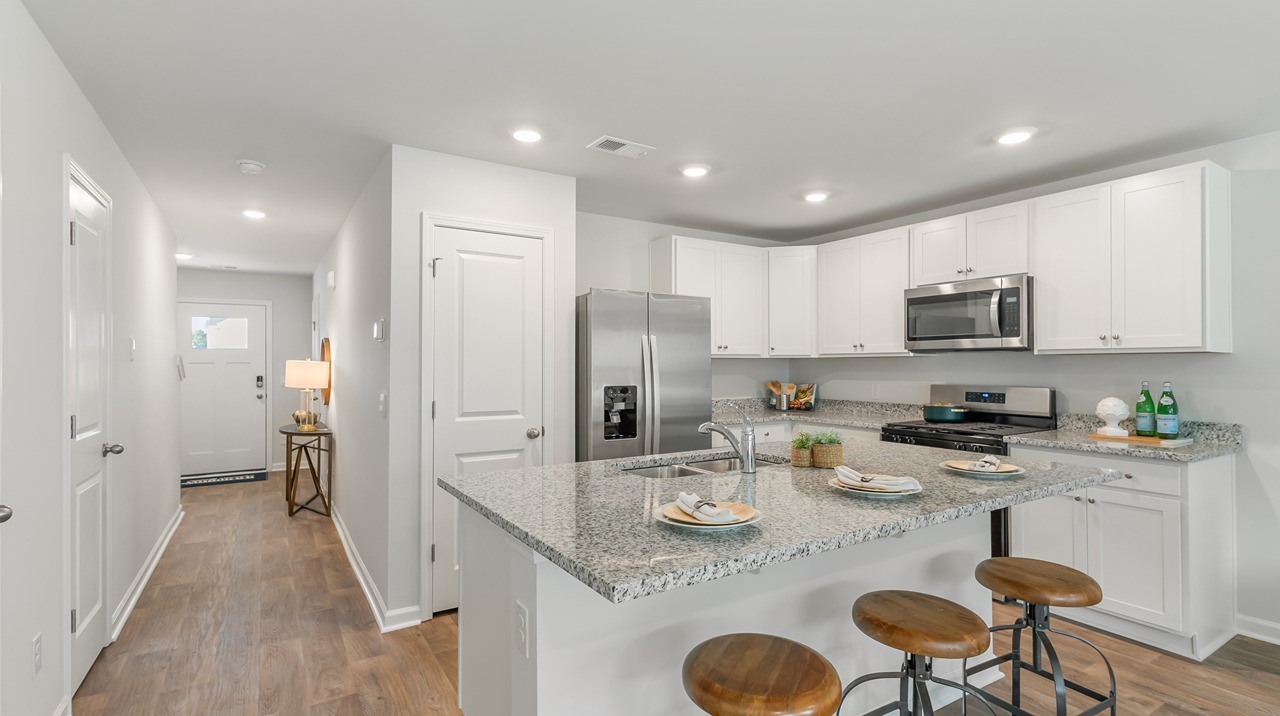 spacious kitchen