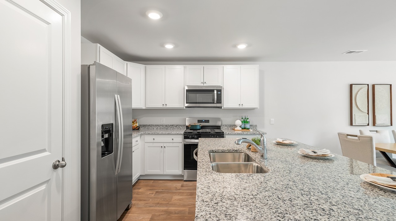 kitchen with granite