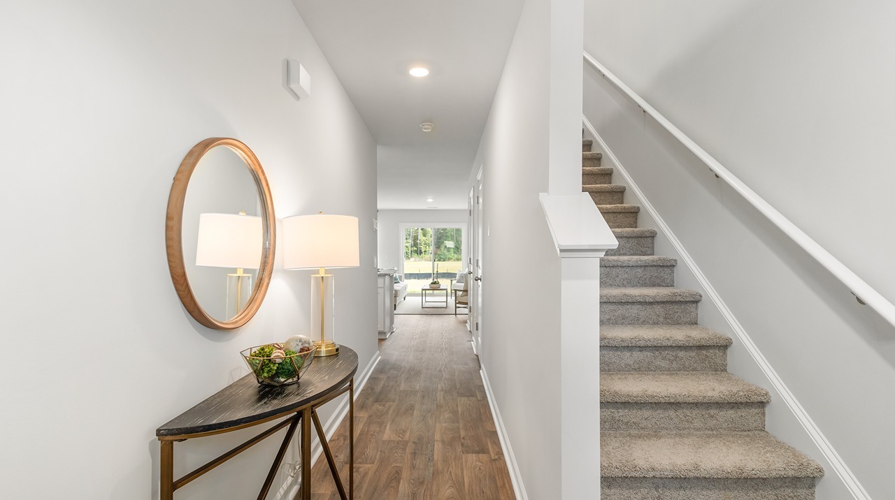 spacious entry way