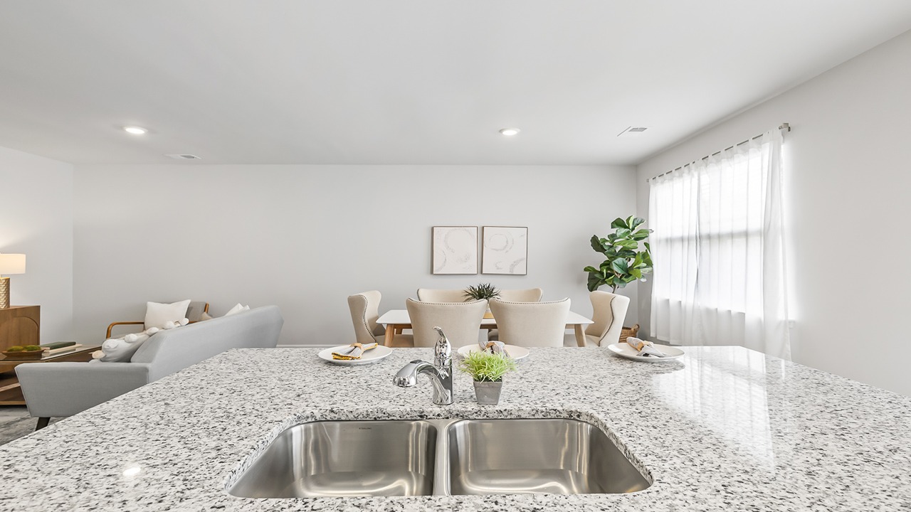 large kitchen island