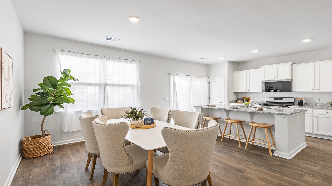 dedicated dining space