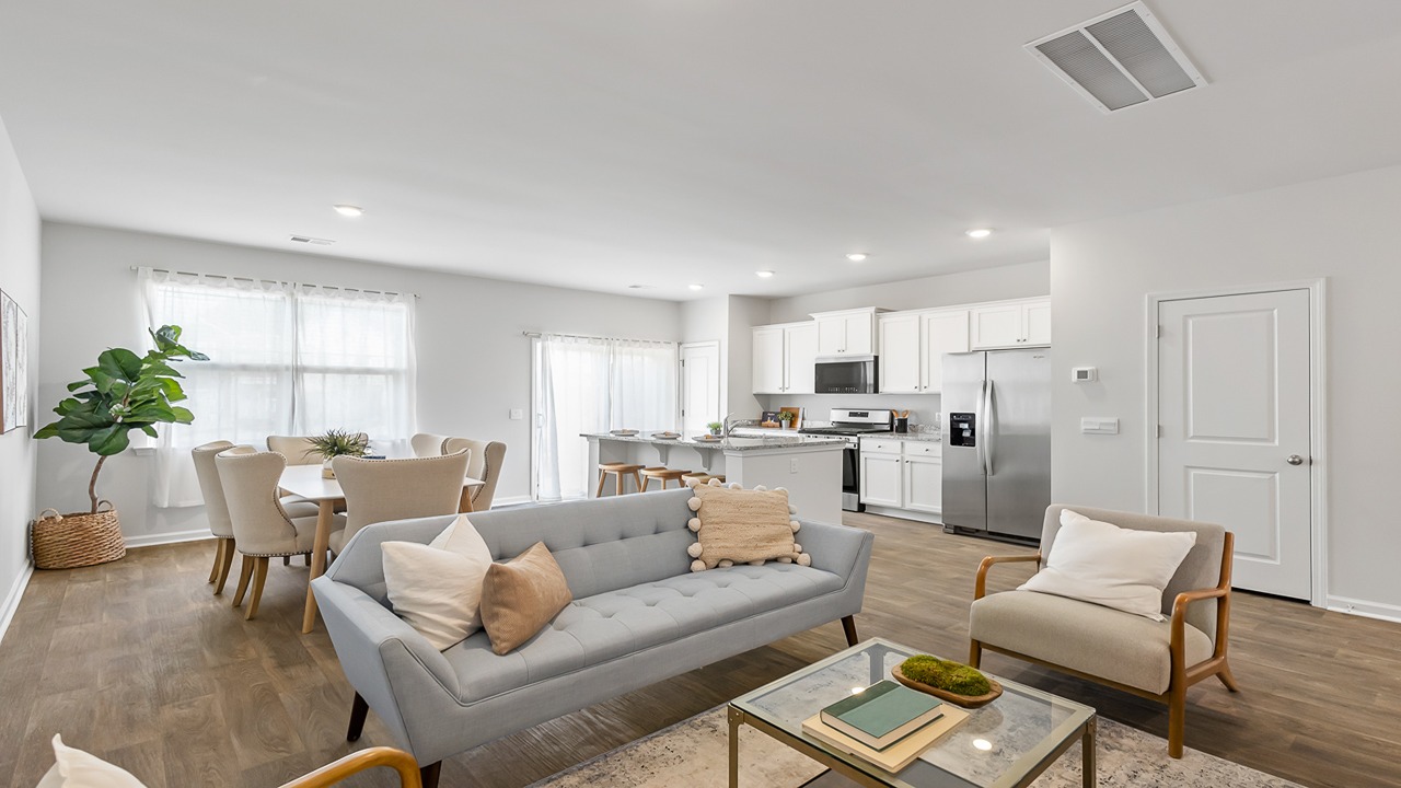 modern living area