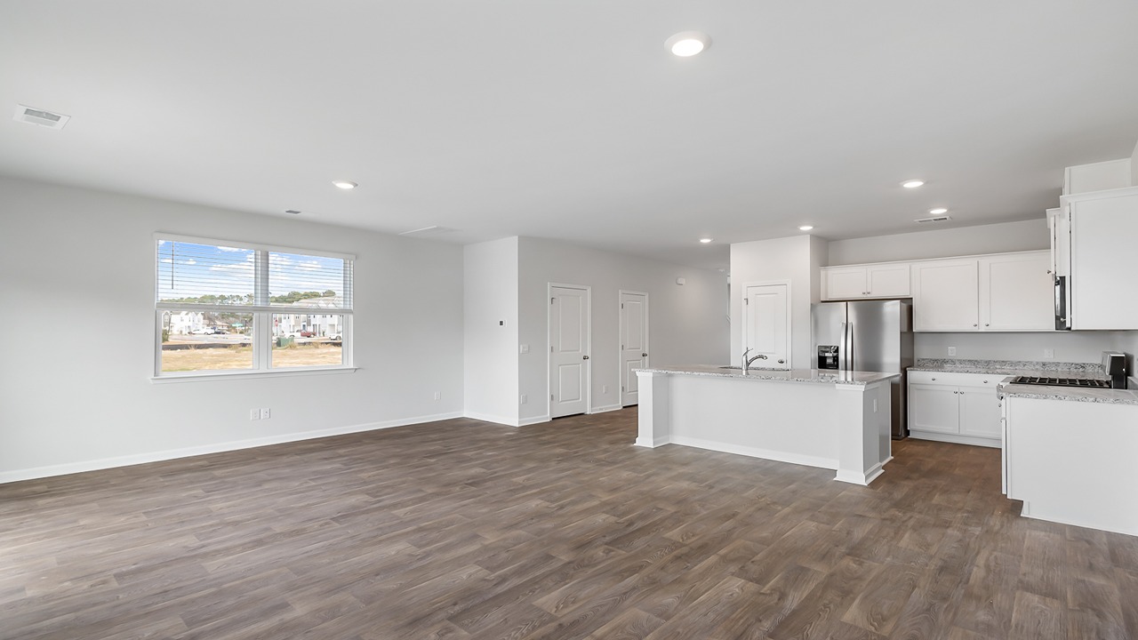 spacious living room