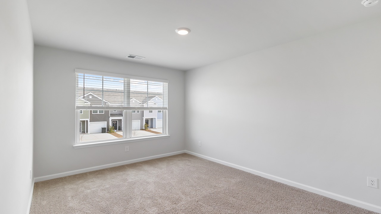 spacious guest room