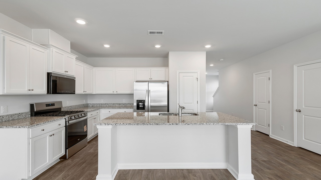 Open concept kitchen