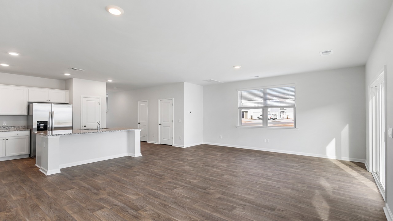 open concept living area