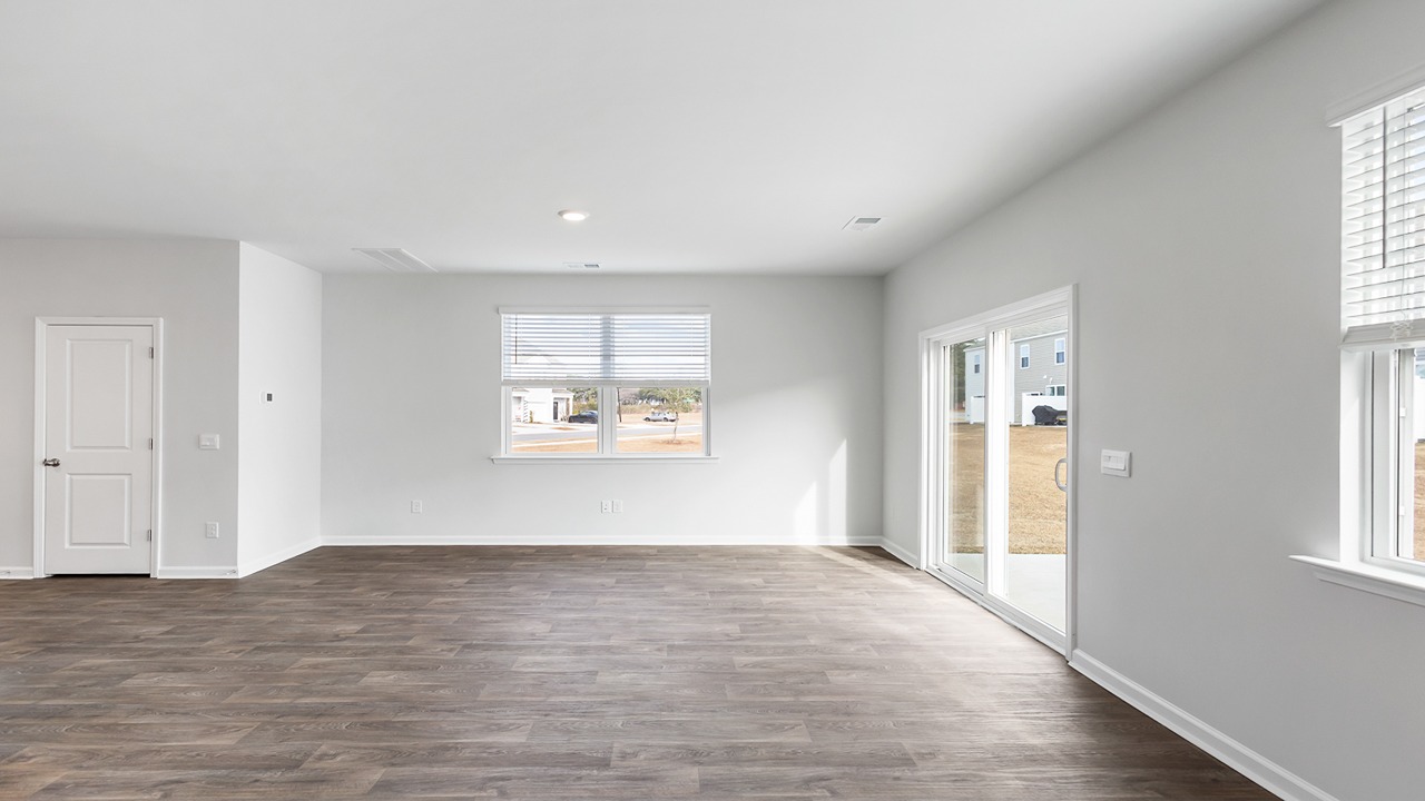 open concept living area