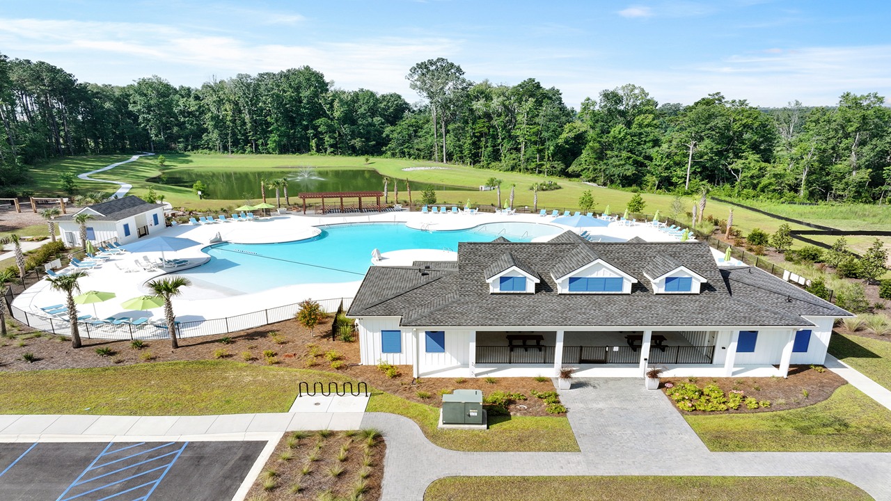 Beautiful amenities offered in Carolina Groves located in Moncks Corner, South Carolina. Enjoy a pool for relaxation and fun.