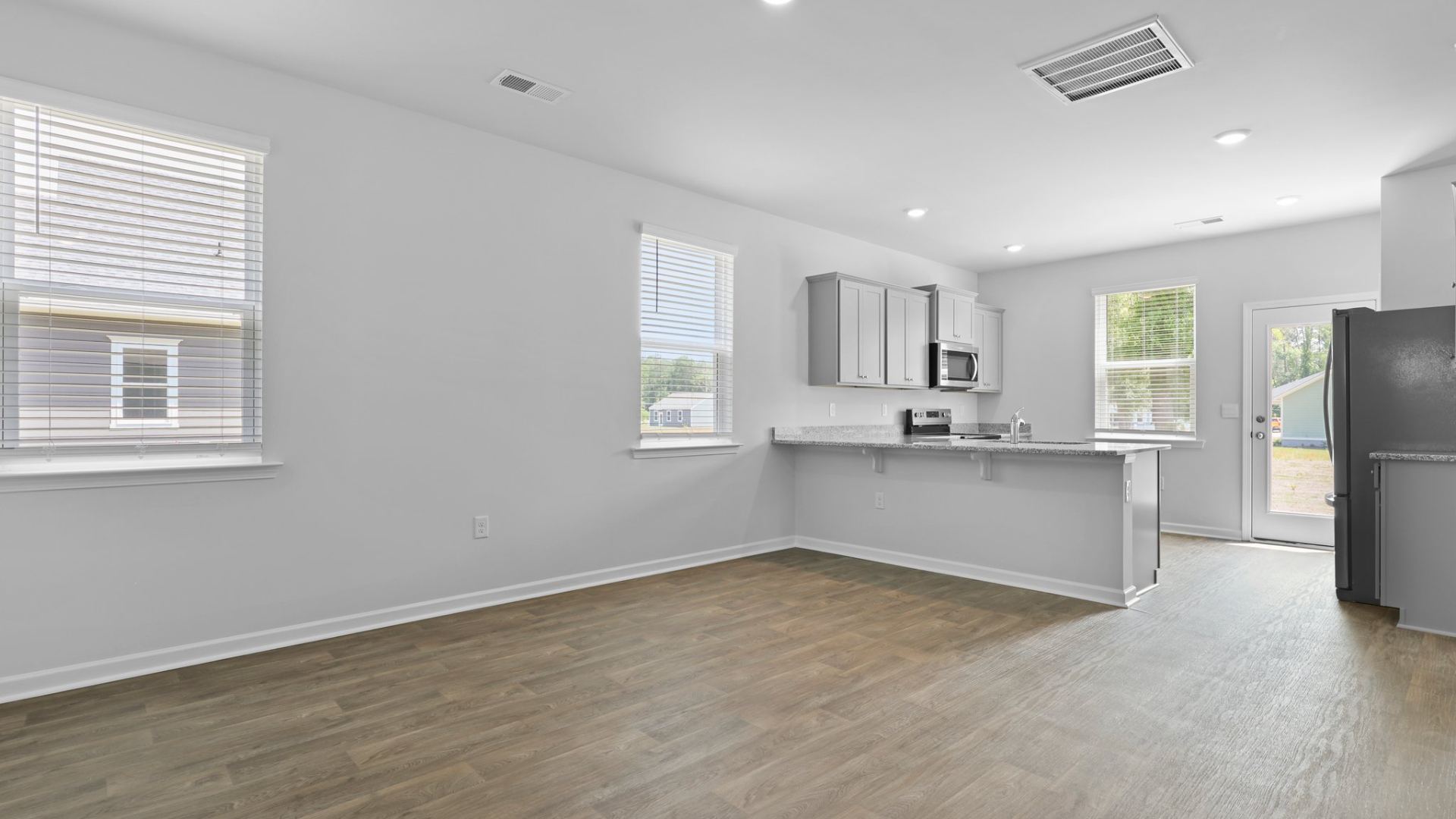 Spacious living area for entertainment and comfort.