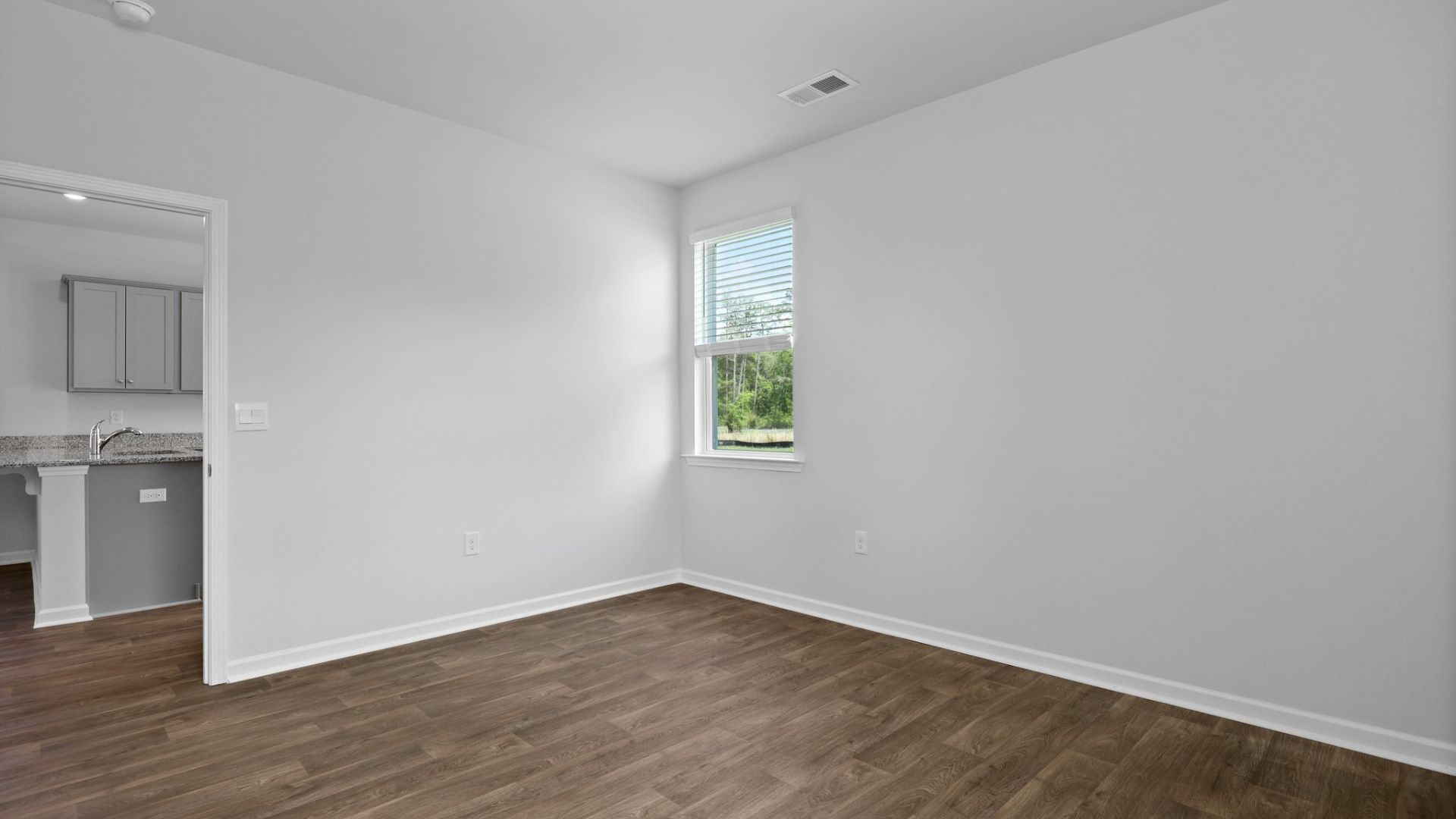 Spacious primary bedroom in the Perry floorplan.