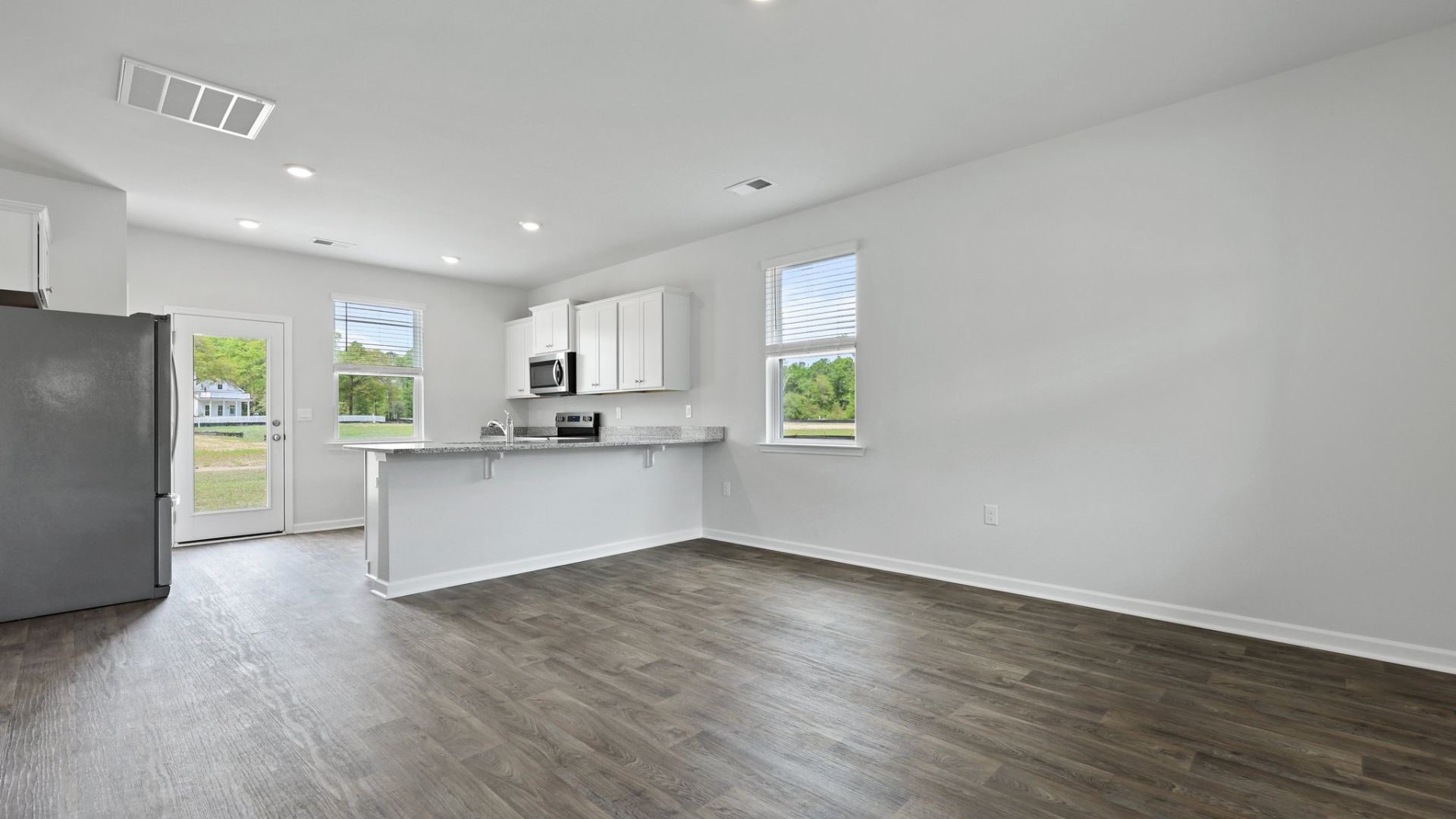 The bright and spacious open-concept Curtis floorplan.