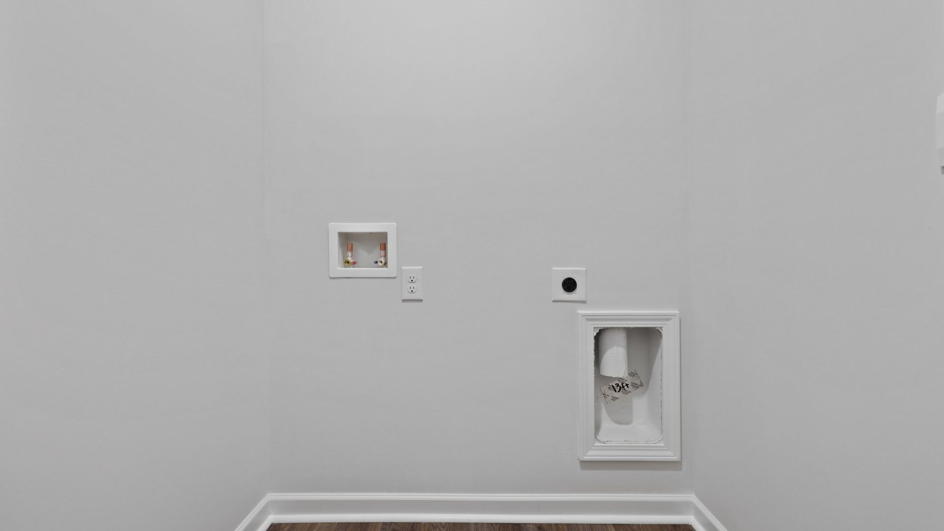 The laundry room of the Curtis floorplan.