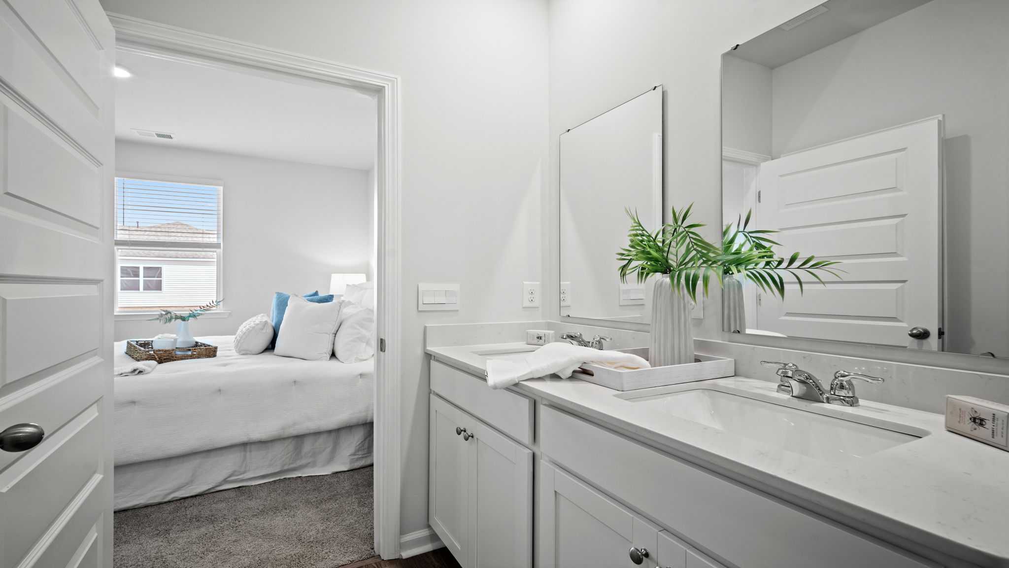 Primary bathroom with a stand-up shower