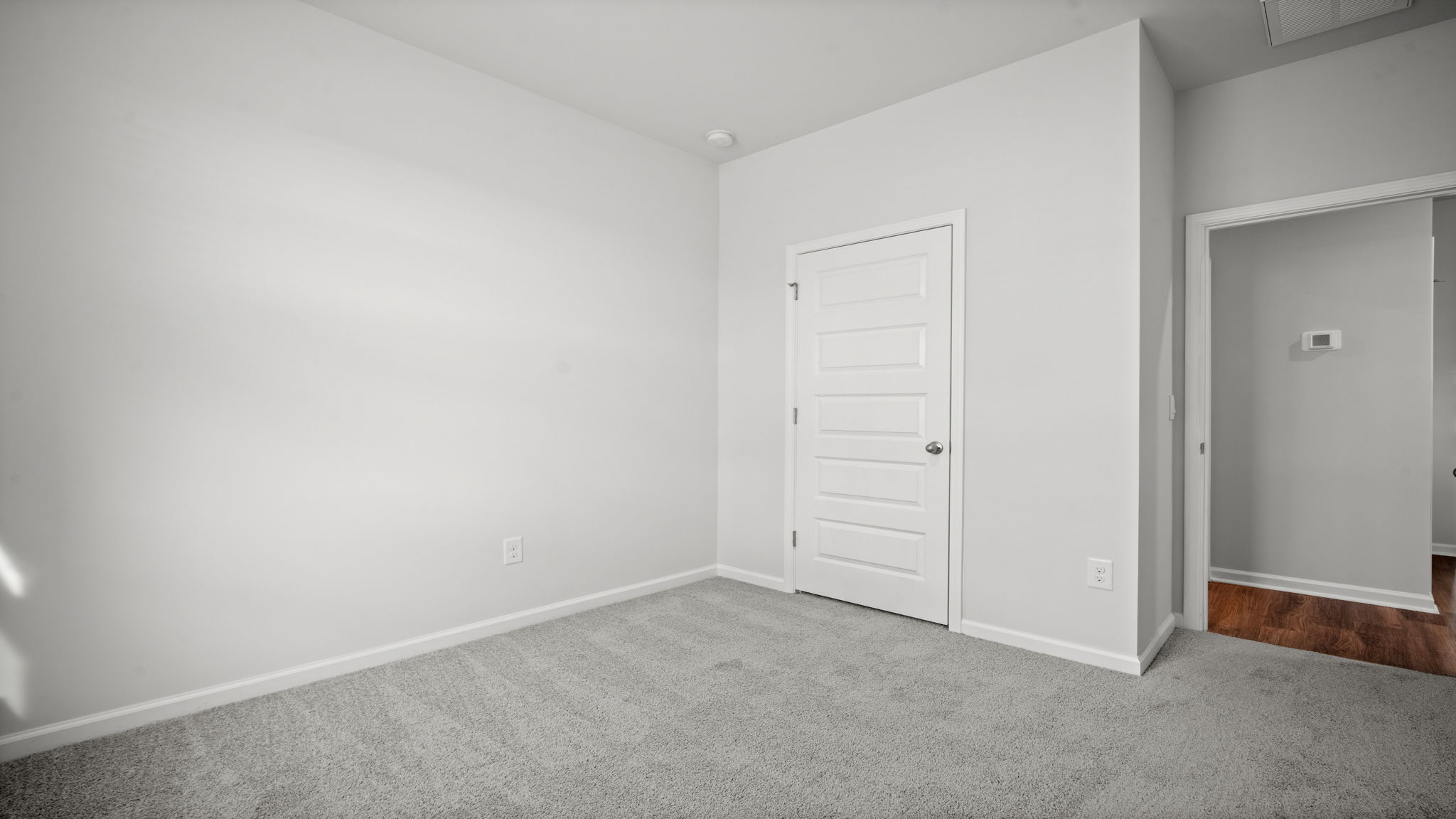 Guest bedroom view from inside the room