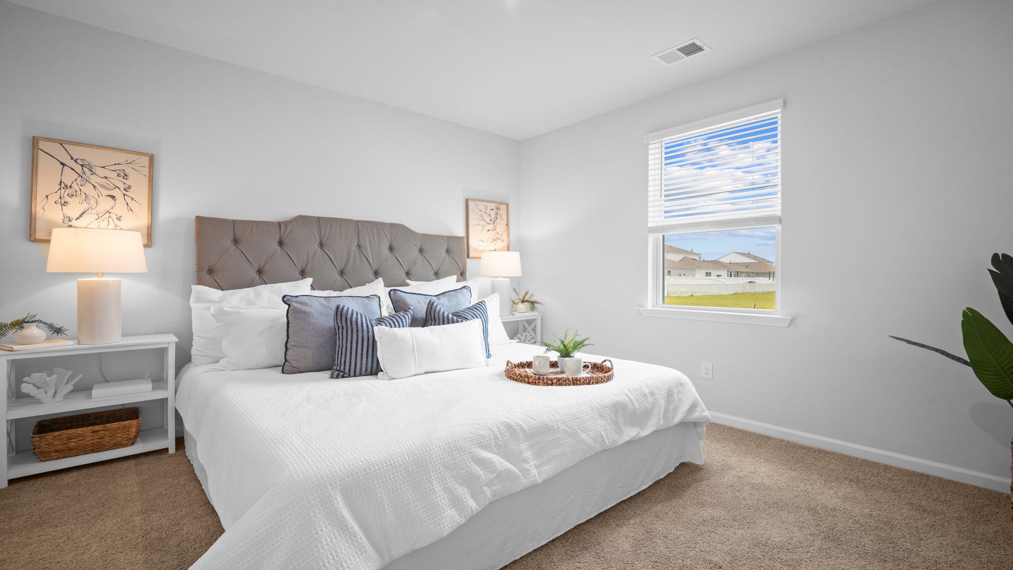 Private primary bedroom suite in the D.R. Horton Greenbriar with spacious layout and natural light