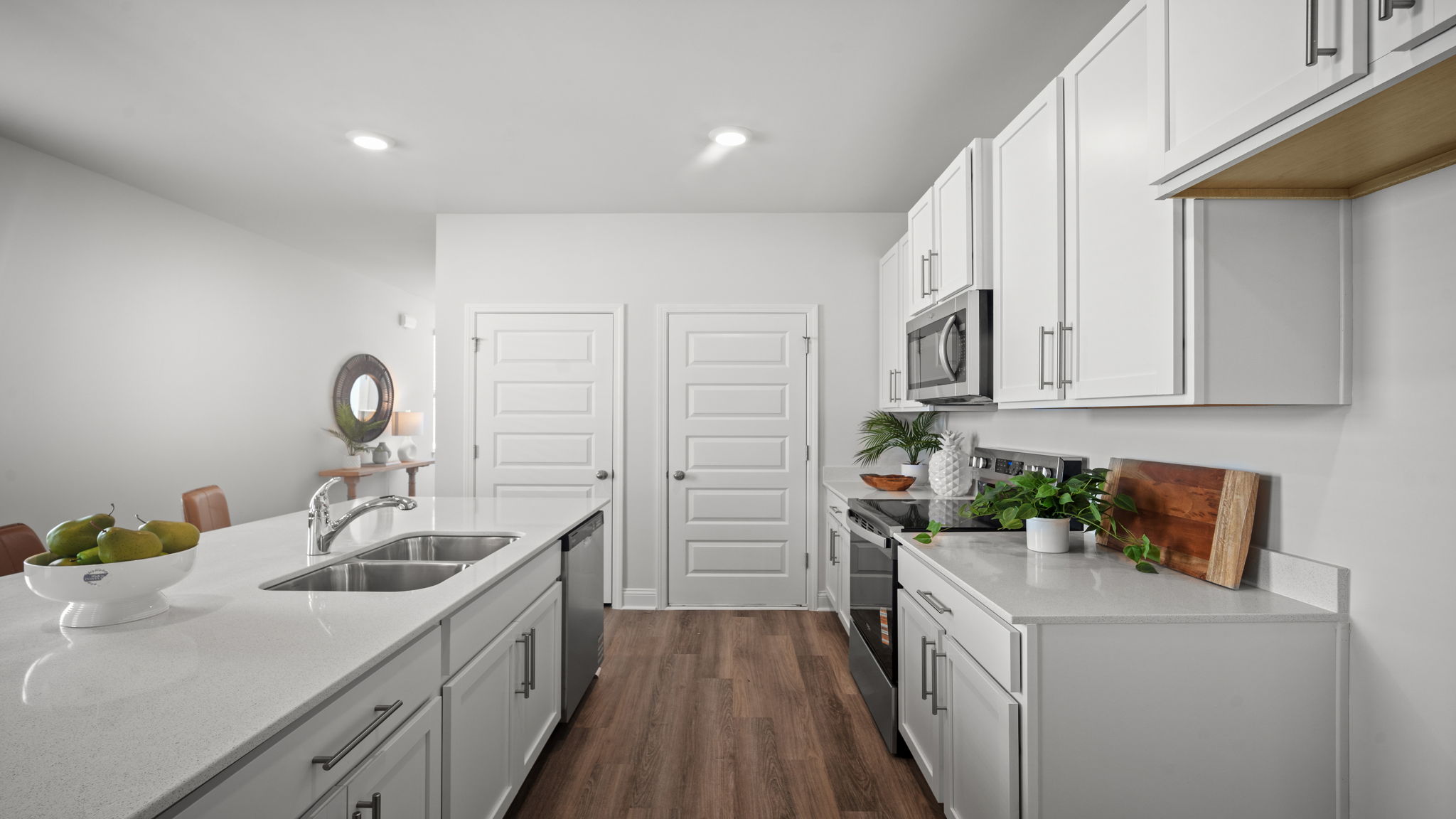 Kitchen island with bar seating
