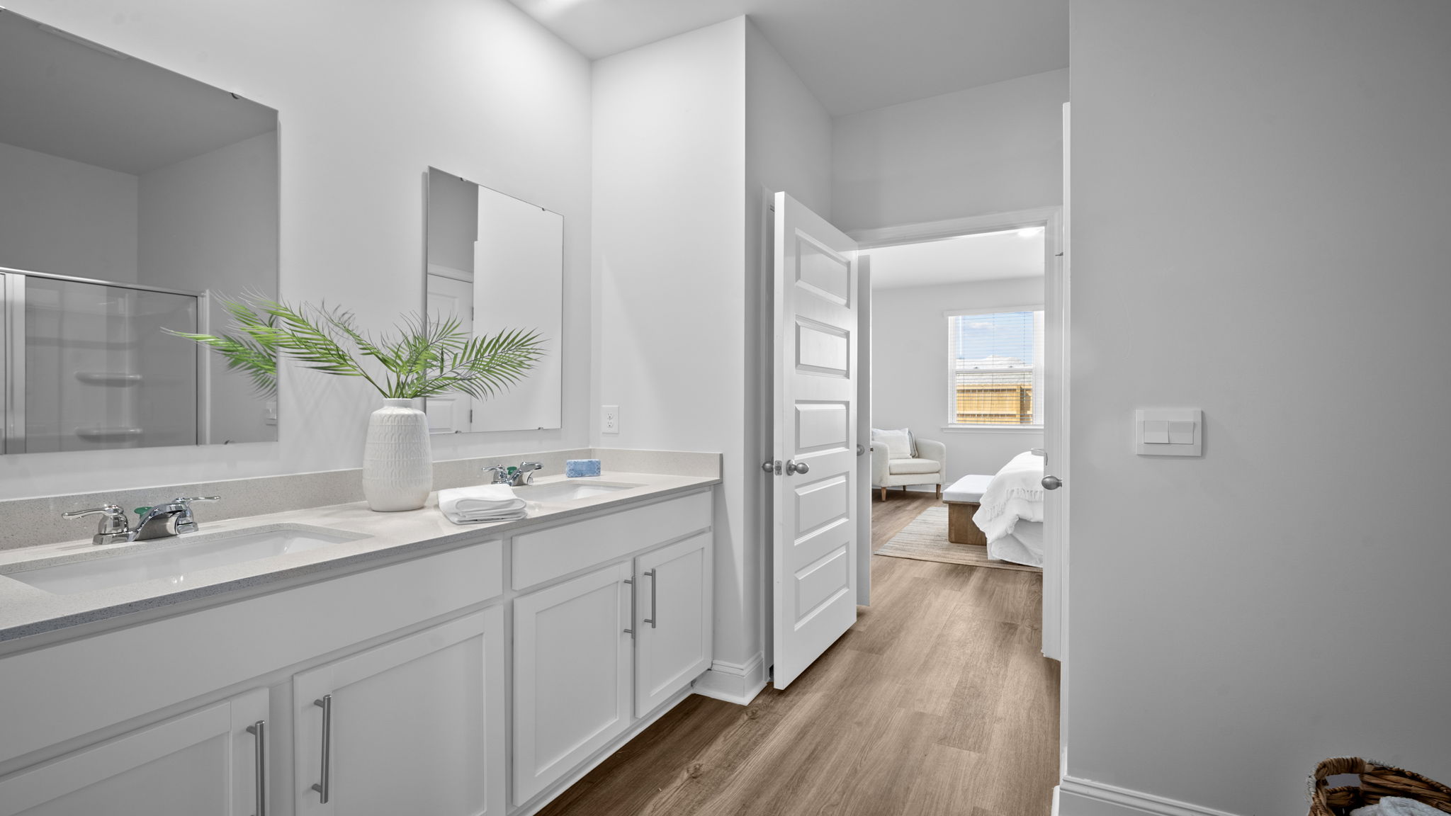 Owner's bath in the Manning floor plan offering comfort and functionality.