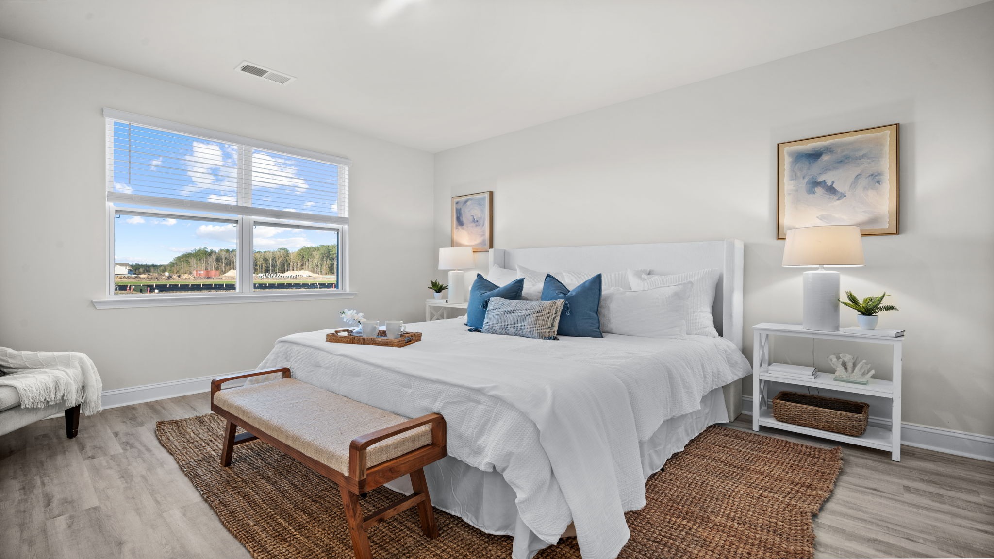 “Spacious primary suite in Manning floor plan with private retreat feel and natural light in East Argent community.”